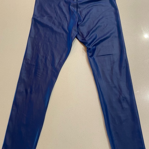 Zyia Active Light n Tight Hi-Rise 7/8 24" Leggings Blue Metallic - Picture 5 of 8